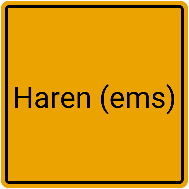 Meldebestätigung Haren (Ems)